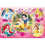 Super Color Puzzle - Disney Princess (2 x 60 Pcs) - Clementoni