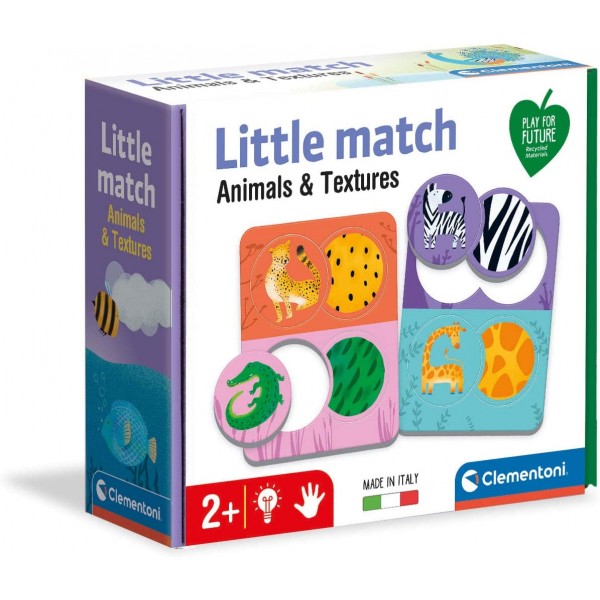 Play for the Future Education - Little Match (Animals and Texture) - Clementoni - BabyOnline HK