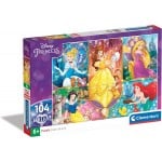 Brilliant Puzzle - Disney Princess (104 Pcs) - Clementoni - BabyOnline HK