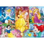 Brilliant Puzzle - Disney Princess (104 Pcs) - Clementoni - BabyOnline HK