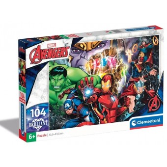 Brilliant Puzzle - Marvel Avengers (104 Pcs)