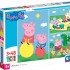 Super Color Puzzle - Peppa Pig (3 x 48 pcs)
