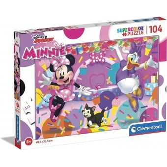 Super Color Puzzle - Disney Junior Minnie (104 Pcs)