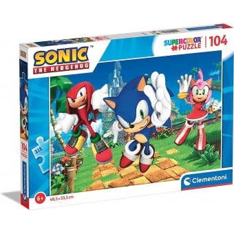 Super Color Puzzle - Sonic the Hedgehog (104 Pcs)