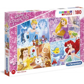 SuperColor Puzzle - Disney Princess (180 pcs)