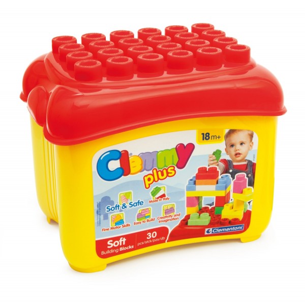 Clemmy Plus - Soft Block Box (18m+) - Clementoni - BabyOnline HK