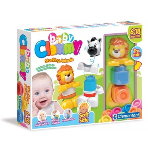 Clemmy Baby - Stacking Animals (6-18m) - Clementoni - BabyOnline HK