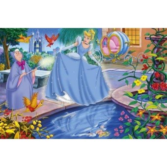 Disney Fluorescent Puzzle - 灰姑娘 (250 pieces)