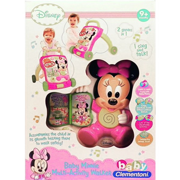 Baby Minnie Mouse Multi-Activity Walker - Clementoni - BabyOnline HK