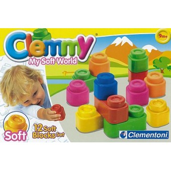 Clemmy My Soft World - 12 Soft Blocks Set