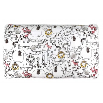 Comfi - Pure Cotton Double Gauze Pillow Case (Large - 1-7 Year Old) - Wild Animals