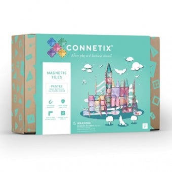 Connetix - 粉彩滾滾球道組 磁力片積木 (106件)
