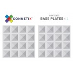 Connetix - Clear Base Plate Pack (2 Piece) - Connetix - BabyOnline HK