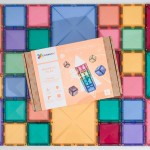 Connetix - Pastel Square Pack (40 Piece) - Connetix - BabyOnline HK