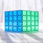 Connetix - 方塊底板 磁力片積木 (2件) - 藍色/綠色 - Connetix - BabyOnline HK