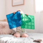 Connetix - 方塊底板 磁力片積木 (2件) - 藍色/綠色 - Connetix - BabyOnline HK