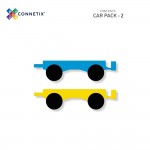 Connetix - 彩虹磁力積木-汽車底板2入 - Connetix - BabyOnline HK