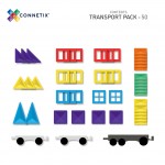 Connetix - 彩虹磁力積木-磁力運輸車組 (50件) - Connetix - BabyOnline HK