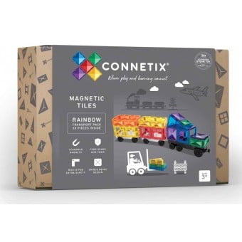 Connetix - Rainbow Transport Pack (50 Piece)