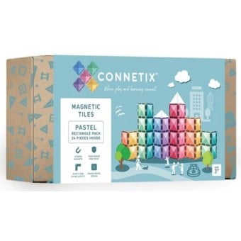 Connetix - Pastel Rectangle Pack (24 Piece)