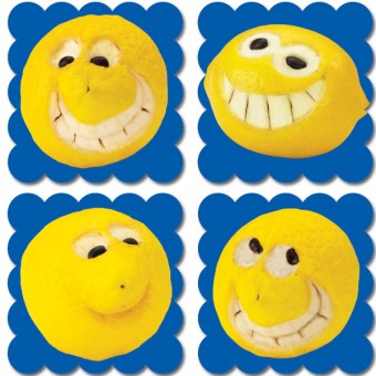Scratch 'N Sniff Stickers - Lemon Scent (100 stickers)