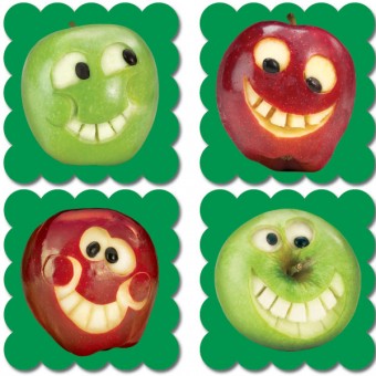 Scratch 'N Sniff Stickers - Apple Scent (100 stickers)