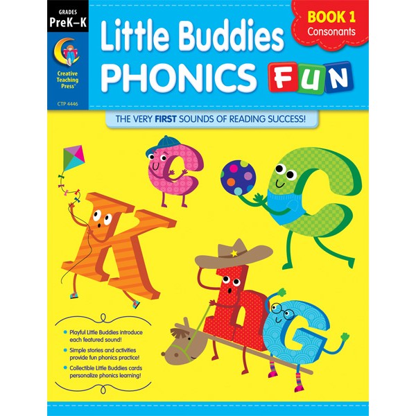 Little Buddies Phonics Fun, Book 1: Consonants - Creative Teaching Press - BabyOnline HK