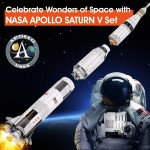 NASA Series 3D Puzzle - Apollo Saturn V Rocket (136pcs) - CubicFun - BabyOnline HK