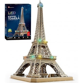 3D Puzzle - Eiffel Tower with LED Lighting