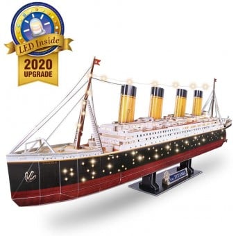 3D Puzzle - World Greatest Architecture - Titanic with LED Lighting