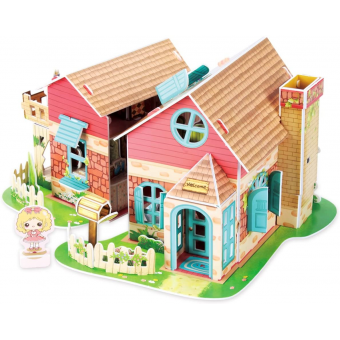 3D Puzzle - Dollhouse - Sweet Villa