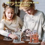 3D Puzzle - Harry Potter Dragon Alley - Ollivanders Wand Shop - CubicFun - BabyOnline HK