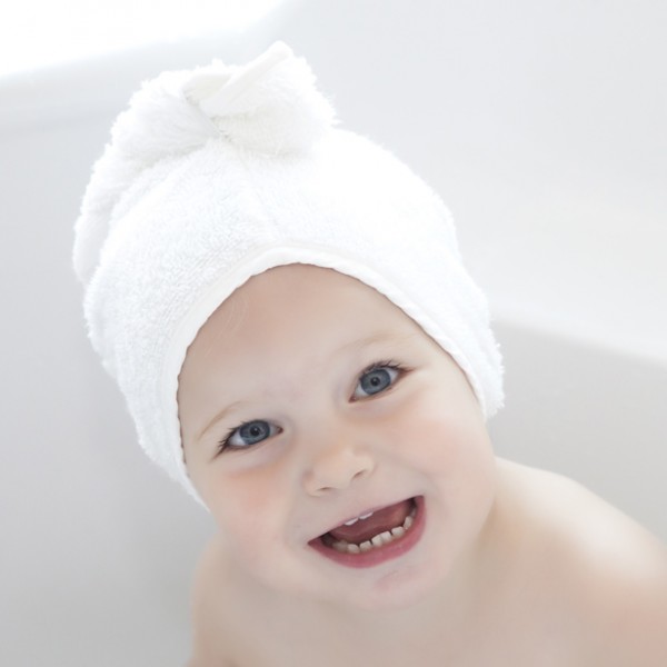 Cuddletwist Hair Towel - White - Cuddledry - BabyOnline HK