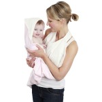 有機棉長型圍裙嬰兒浴巾 - 粉紅色 - Cuddledry - BabyOnline HK
