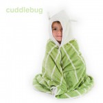有機棉蟲蟲毛巾 - 粉綠色 - Cuddledry - BabyOnline HK