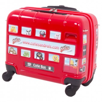 London Sticker Bus - Ride-On Suitcase