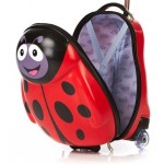 Polka - The Ladybird - Kids Carry-on Trolley Luggage - The Cuties and Pal - BabyOnline HK
