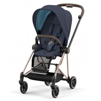 MIOS (New Generation) - Baby Stroller - Rose Gold + Nautical Blue