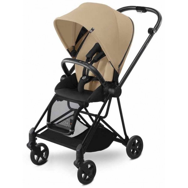 Cybex - MIOS - Baby Stroller - Black + Cashmere Biege - BabyOnline