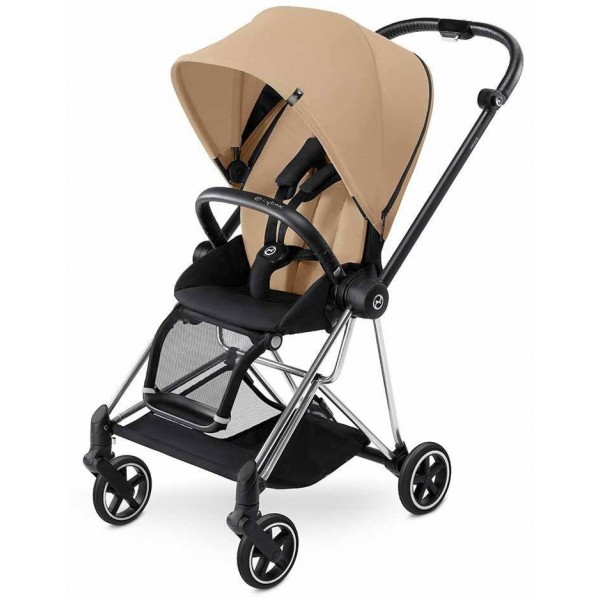 Cybex - MIOS - Baby Stroller - Chrome + Cashmere Biege - BabyOnline