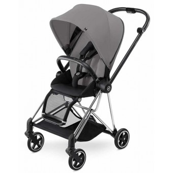 MIOS - Baby Stroller - Chrome + Manhattan Grey