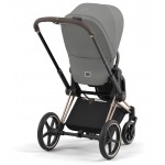 Cybex Priam 4.0 - Baby Stroller - Chrome Black + Soho Grey - Cybex - BabyOnline HK