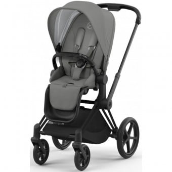 Cybex Priam 4.0 - Baby Stroller - Matt Black + Soho Grey