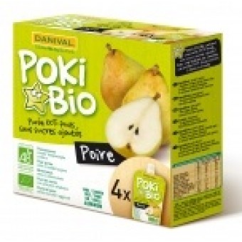 Poki Bio - Organic Puree (Pear) 4 x 90g [NEW]