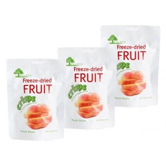 Delicious Orchard - Freeze-dried Peach Crisps 20g x 3 packs