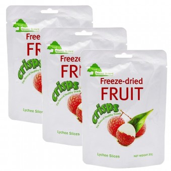 Delicious Orchard - Freeze-dried Whole Lychee 20g x 3 packs