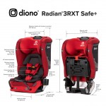 Diono - Radian 3RXT Safe+ Car Seat (Red Cherry) - Diono