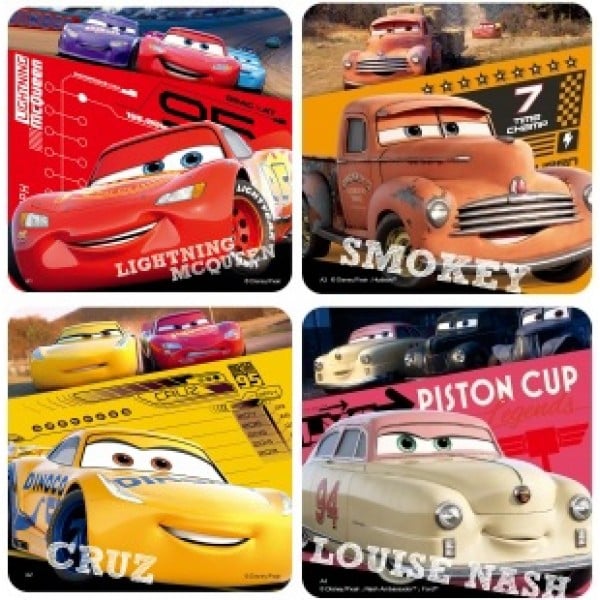 Cars 3 - Puzzle A4 (Set of 4) - Disney - BabyOnline HK
