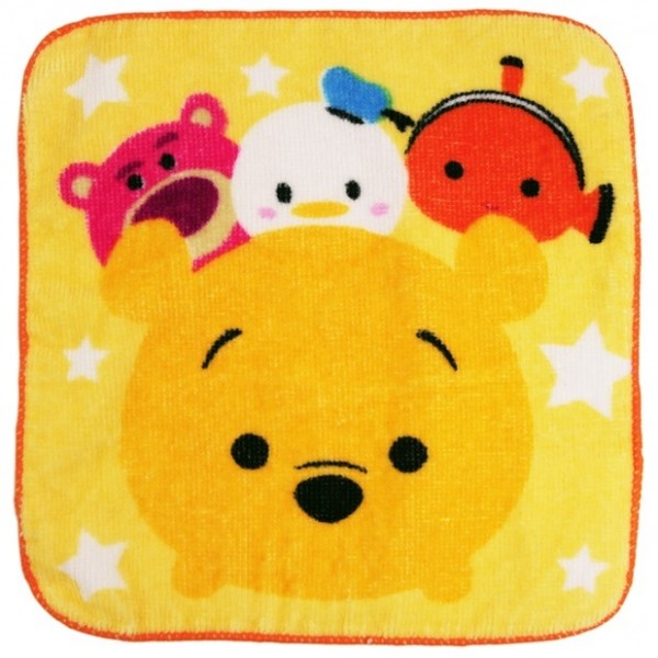 Tsum Tsum - Small Hand Towel (20x20) - Yellow - Disney - BabyOnline HK