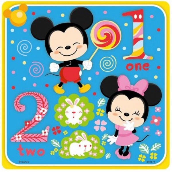 米奇 - 寶貝古錐拼圖 A (12片) - Disney - BabyOnline HK